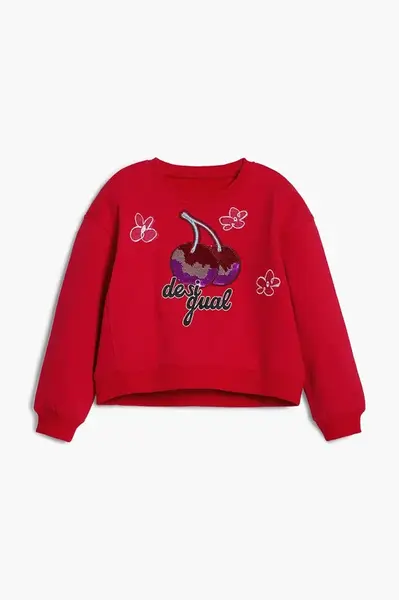 Desigual Dětská bavlněná mikina Desigual