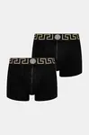 Boxerky Versace 2-pack pánské, černá barva, AU10192 1A10011