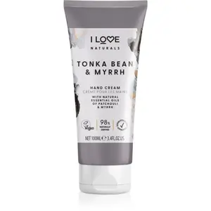 I Love Naturals Tonka Bean & Myrrh krém na ruce 100 ml