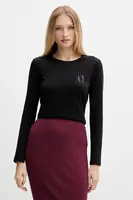 Bavlněné tričko s dlouhým rukávem Armani Exchange