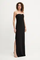 Šaty Elisabetta Franchi černá barva, midi, přiléhavé, AB84852E3