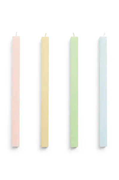 Sada svíček HAY Square 2,2 x 24 cm 4-pack