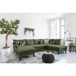 P & B SEDACÍ SOUPRAVA, textil, zelená