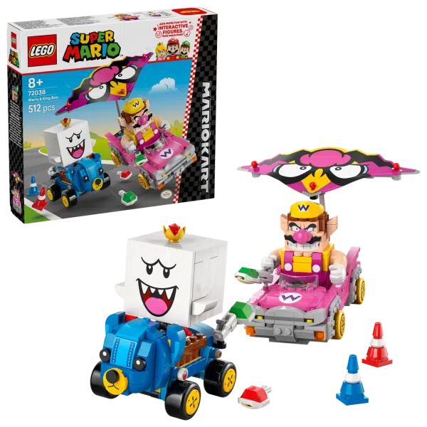 LEGO® Super Mario™ 72038 Mario Kart™ – Wario a King Boo