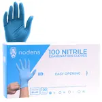 Nitrilové rukavice Nodens Nitrile Examination Gloves - 100 ks, modré, velikost S (100198)