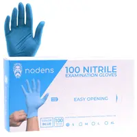 Nitrilové rukavice Nodens Nitrile Examination Gloves - 100 ks, modré, velikost S (100198)