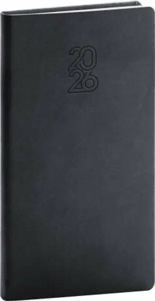 Kapesní diář Aprint 2026 černý