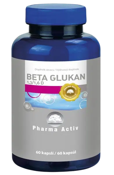 PHARMA ACTIV Beta Glukan 1,3/1,6 D 60 kapslí