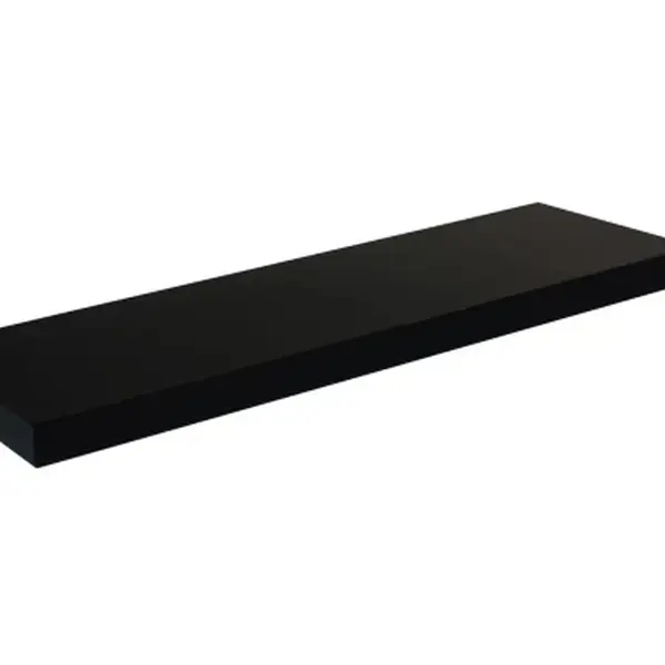 Nástěnná police Basic 120 cm, černá