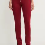 Kalhoty Patrizia Pepe dámské, červená barva, přiléhavé, high waist, 8P0746 J305