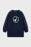 Dětská mikina Mayoral tmavomodrá barva, s potiskem, 4931
