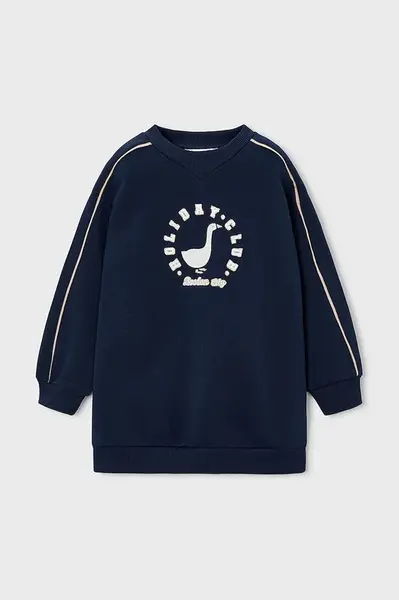 Dětská mikina Mayoral tmavomodrá barva, s potiskem, 4931