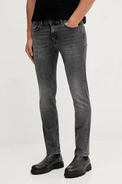 Džíny BOSS Orange DELAWARE BO pánské, černá barva, 50544635