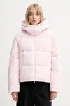 Péřová bunda Kenzo růžová barva, zimní, FF62OU1449NS