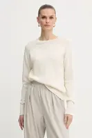 Svetr z vlněné směsi Silvian Heach PICOULANE dámský, béžová barva, GPA25233MA