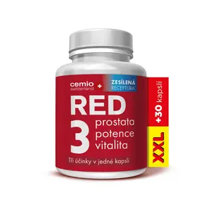 Cemio RED3 XXL 90+30 kapslí