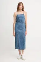 Džínové šaty Pepe Jeans modrá barva, maxi, PL953767