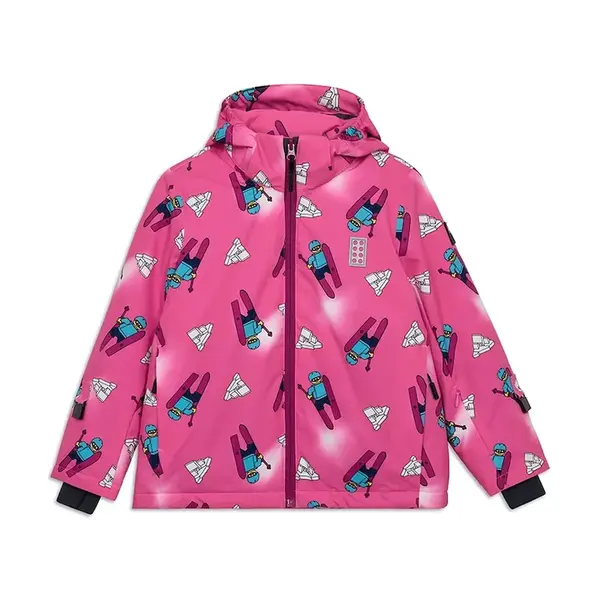 Dětská bunda Lego LWJAZ 806 růžová barva, 11010966