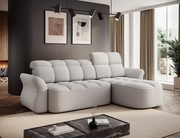 Sedací souprava Beneth Provedení: Pravá varianta, látka: Space 3