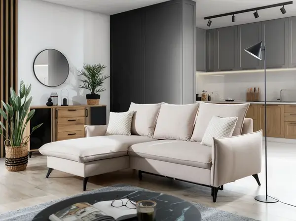 Sedací souprava Modica Provedení: Pravá varianta, látka: Cloud 70