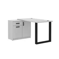 Psací stůl se skříňkou Malta 130 Barva korpusu: Šedá