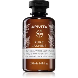 Apivita Pure Jasmine Shower Gel hydratační sprchový gel s esenciálními oleji 250 ml