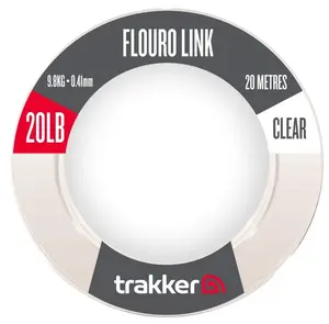 Trakker návazcový vlasec fluoro link 20 m - 0,41 mm 20 lb 9,8 kg