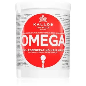 Kallos KJMN Professional Omega vyživující maska na vlasy s omega 6 komplexem a makadamia olejem 1000 ml