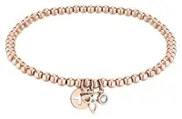 Tamaris Módní bronzový korálkový náramek s přívěsky TJ-0012-B-17