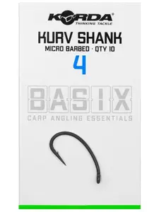 Korda háčky basix kurv shank micro barbed - 4