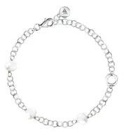 Morellato Fashion stříbrný náramek s říčními perlami Perla SXU49