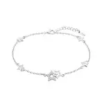 Lotus Silver Hravý stříbrný náramek s hvězdičkovými přívěsky Trendy LP3177-2/1
