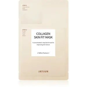 Jayjun Collagen Skin Fit vyživující a obnovující pleťová maska pro unavenou pleť 1 ks