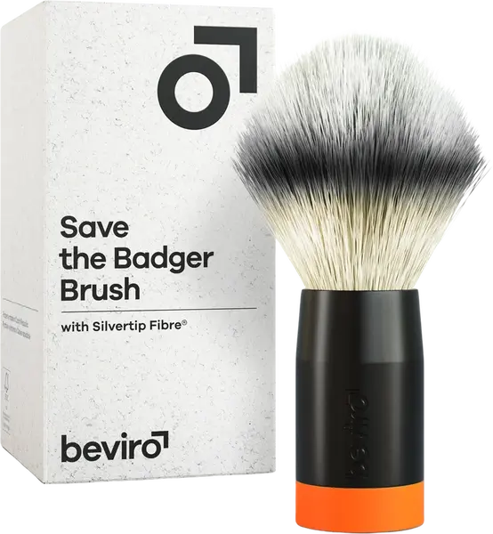 BEVIRO Štetka na holenie so štetinami Silvertip Fibre