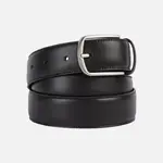 Černý pánský pásek Geox Belt - Pánské