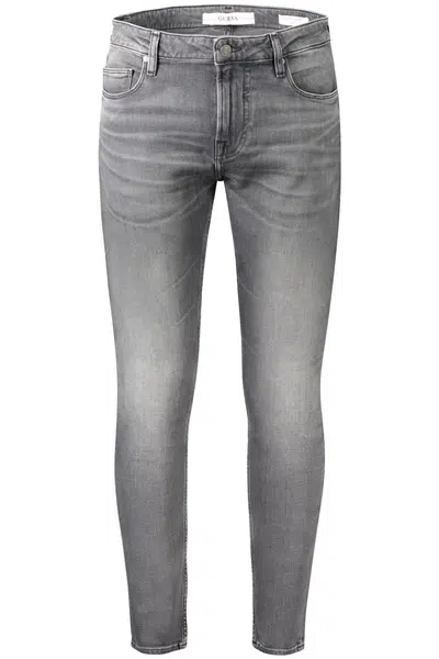 Šedé pánske skinny fit rifle Guess Chris