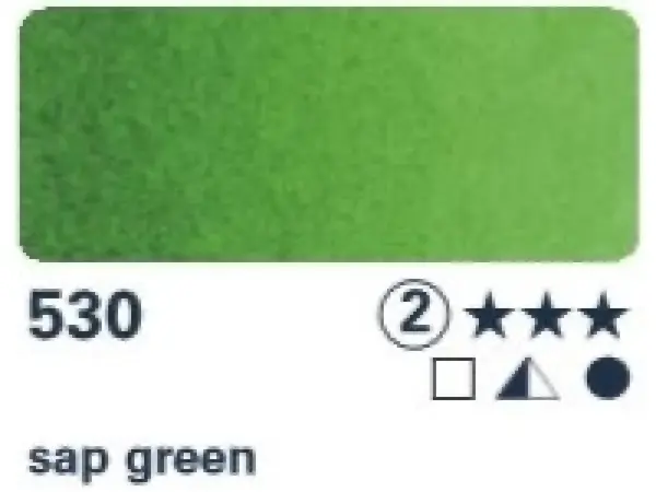 Akvarelová barva Horadam 1/2 – 530 sap green