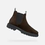 Dark brown men's ankle boots Geox Spherica EC7 - Men's