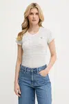 Bavlněné tričko G-Star Raw dámské, zelená barva