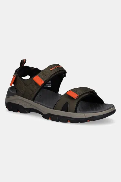 Sandály Skechers Tresmen Ryer pánské, černá barva, 205112