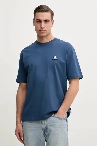 Bavlněné tričko BOSS Orange