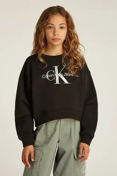 Dětská bavlněná mikina Calvin Klein Jeans