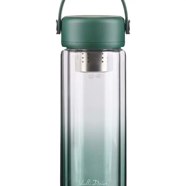 Láhev se sítkem na čaj Vialli Design Fuori 350 ml