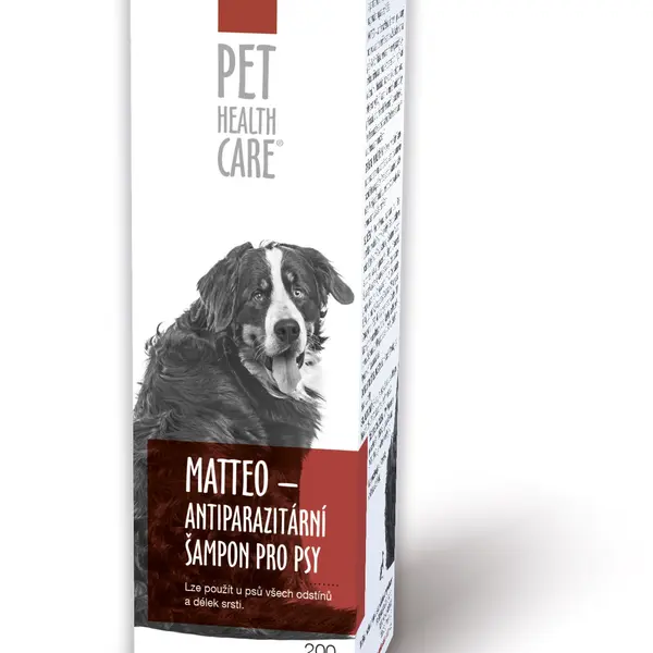 Pet health care MATTEO antiparazitární šampon pro psy 200 ml