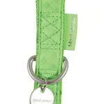Zolux Obojek Mac Leather pro psy 25 mm/45-68 cm zelený