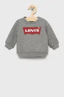 Dětská mikina Levi's šedá barva, s potiskem