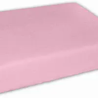 Baby Nellys Froté prostěradlo do postýlky 120x60cm - růžové