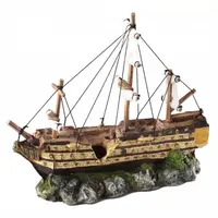 Ebi Dekorace do akvária Plachetnice 37x12x28,5cm