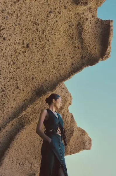 Kožená vesta Answear.LAB