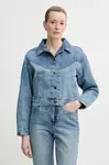 Bunda Levi's SHRUNKEN 90S TRCKR WSTRN modrá barva, přechodná, 001WO